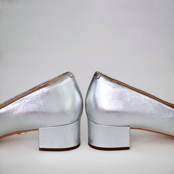 Clarks Orabella Alice Silver low heels size 7.5 - Picture 10 of 13